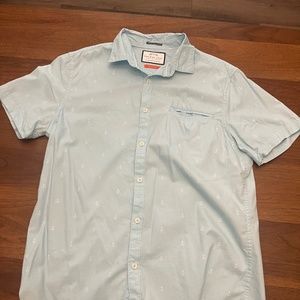 Denim&Flower men’s short sleeve button down
